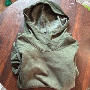 Lole Olive Green Hoodie Sweatshirt